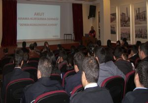 Narman'da deprem semineri
